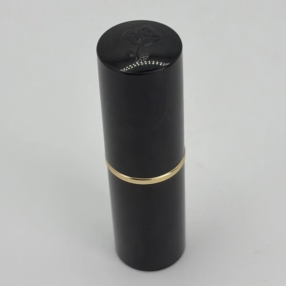 Vintage Lancome Rouge Sensation RISQUE Travel Size Lipstick GWP NWOB Black Tube